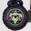 Evil Eye Pentagram Earrings