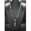Baby Blue Crackle Bead Chakra Necklace