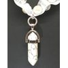 White Marble Chakra Necklace Pendant
