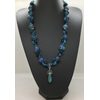 Blue Wave Marble Chakra Necklace