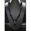 Purple Goldstone Chakra Necklace