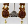 Arabian Nights Gold Sandstone Earrings