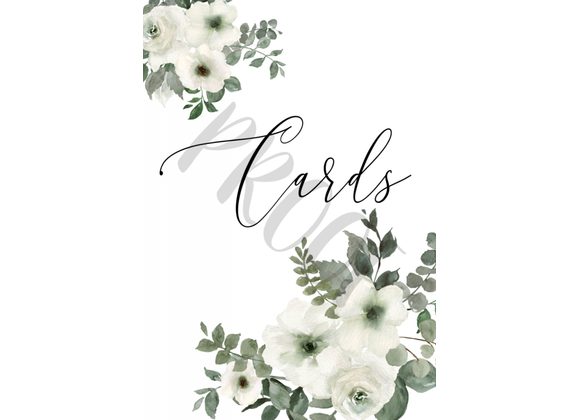 SAGE - Cards Sign (DOWNLOAD ONLY)