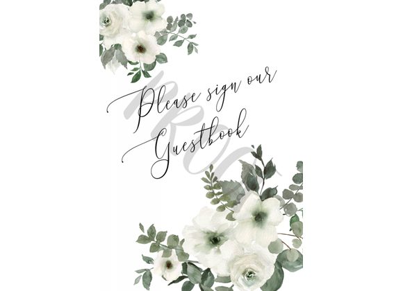 SAGE - Guestbook Sign - (DOWNLOAD ONLY)