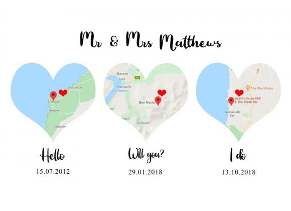 Three Hearts Wedding Digital