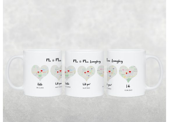 Three Heart Mug