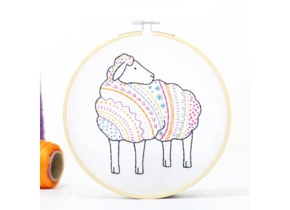 Sheep Embroidery Kit 